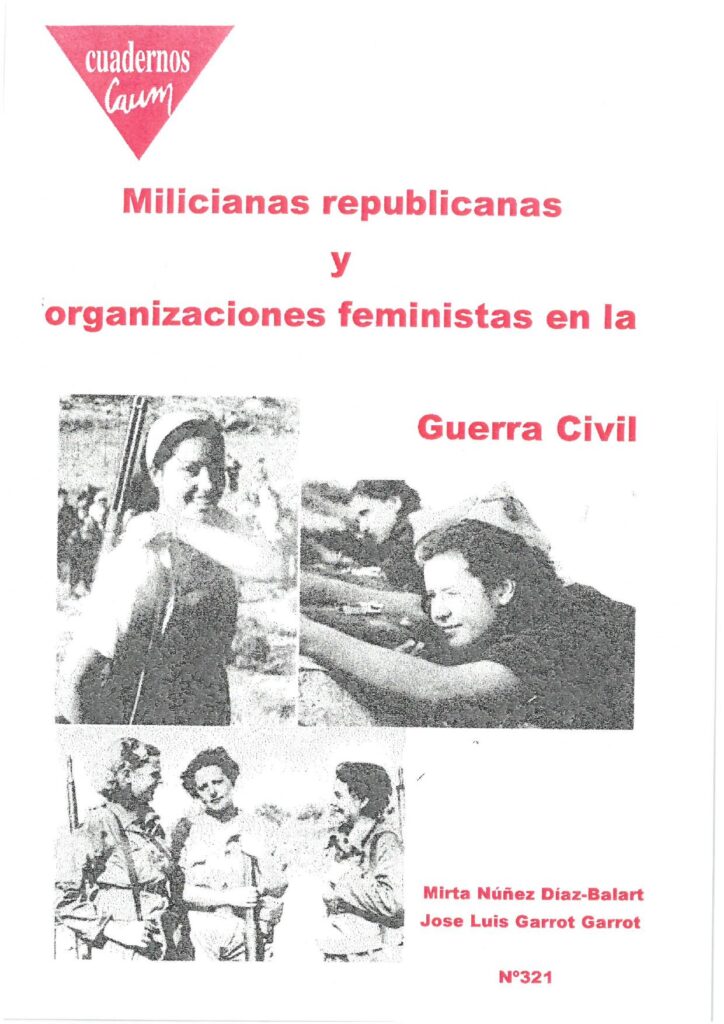 Milicianas republicanas y organizaciones feministas en la Guerra Civil